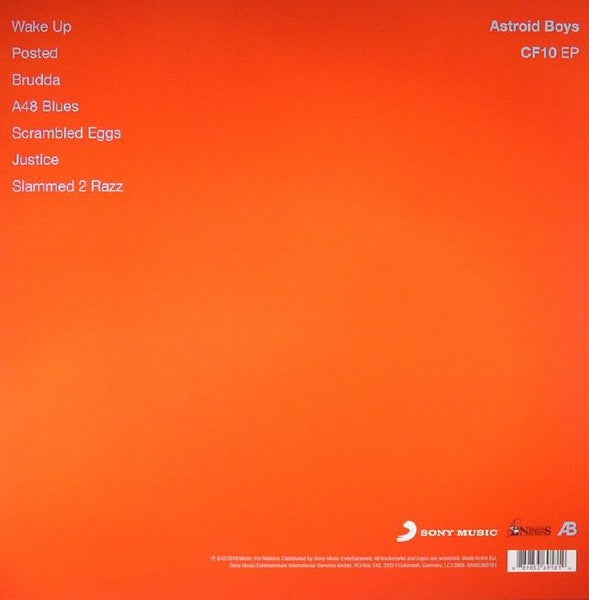 Image of Back Cover of 12" EP - VG+/VG+ - ASTROID BOYS, CF10 (Music For Nations; 88985369181, UK 2016 Reissue, Clear Vinyl With CD), Bump on sleeve opening.,  - 3416010C