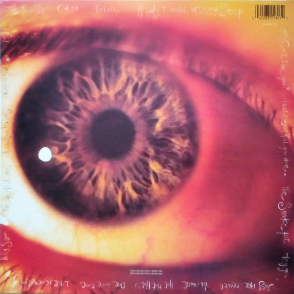 Image of Back Cover of 2xLP - VG/VG - THE CURE, Kiss Me Kiss Me Kiss Me (Fiction Records; FIXH 13, UK 1987, 2 Inners, NO A4 Insert, No Obi), Hairlines, edge wear, tiny tear on opening of 1st Inner, small sticker damage,  - 3446016S