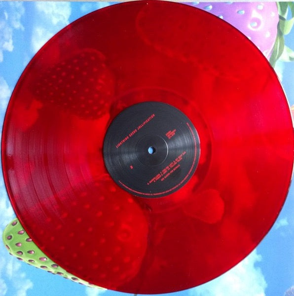 Image of Back Cover of LP - EX/VG - LIGHTNING SEEDS, Jollification (Sony Music; 19075962241, Europe 2019 Reissue, Strawberry Scented Sleeve, Inner, With 7"), Still In Opened Shrinkwrap With Hype Sticker,  - 3416012C