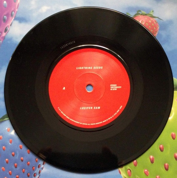 Image of Label Cover of LP - EX/VG - LIGHTNING SEEDS, Jollification (Sony Music; 19075962241, Europe 2019 Reissue, Strawberry Scented Sleeve, Inner, With 7"), Still In Opened Shrinkwrap With Hype Sticker,  - 3416012C
