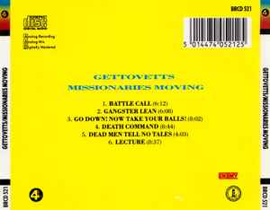 Image of Back Cover of CD - VG+/VG+ - GETTOVETTS, Missionaries Moving (4th & Broadway; BRCD 521, UK 1988, Jewel Case), ,  - 3436005E