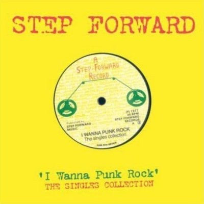 Image of Front Cover of CD - VG+/VG - VARIOUS, I Wanna Punk Rock - The Step Forward Singles Collection (Castle Music; CMQCD 1510, UK 2007, Card Slipcase with Jewel Case inside), ,  - 4316024C