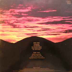 Image of Back Cover of LP - VG/VG - GARY NUMAN, Warriors (Beggars Banquet; BEGA 47, UK 1983, Inner, Side1 matrix no Alsdorf), Strong VG - light hairlines, light edge wear,  - 3446020S