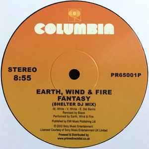 Image of Front Cover of 12" - /VG+ - EARTH, WIND & FIRE, Fantasy / Can't Hide Love (Columbia; PR65001P, UK 2017), Light hairlines.,  - 3426020E