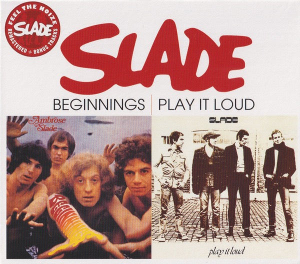 Image of Front Cover of CD - VG+/VG+ - SLADE, Beginnings / Play It Loud (Salvo; SALVOCD001, UK 2006 Reissue, Card Slipcase with Jewel Case inside), ,  - 3416026C