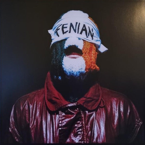 Image of Front Cover of LP - VG+/G+ - KNEECAP, Fenian (Heavenly Recordings; HVNLP232C, USA & Europe 2026, Stickered Plastic Sleeve, Inner & Insert, Red & Black Tri-Colour Vinyl), Vinyl has lots of marks from storage.,  - 3416020C