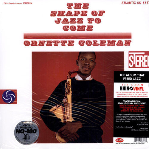 Image of Front Cover of LP - VG+/VG - ORNETTE COLEMAN, The Shape Of Jazz To Come (Rhino Vinyl; R1-1317, US 2010 Reissue), ,  - 3426042E