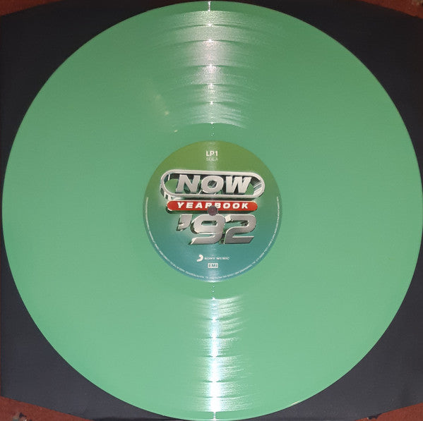 Image of Label Cover of 3xLP - EX/EX - VARIOUS, Now Yearbook '92 (Sony Music; LPYBNOW92, UK 2023, Black Inners, Green Vinyl), Seal opened instore, still in shrinkwrap.,  - 3446074S