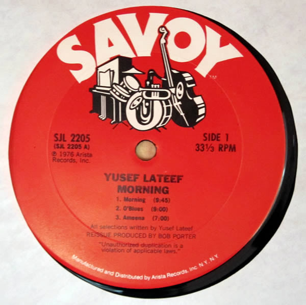 Image of Label Cover of 2xLP - VG/G+ - YUSEF LATEEF, Morning (Savoy Records; SJL 2205, US 1976, Gatefold), ,  - 3446102S