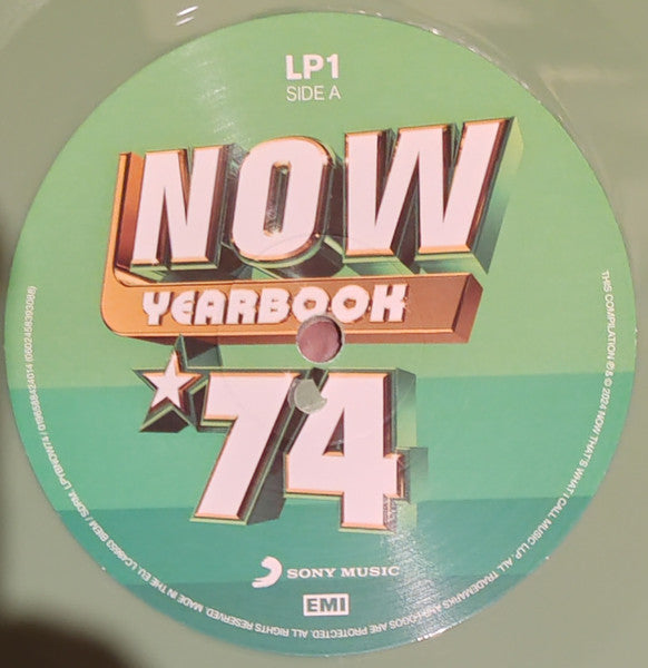Image of Label Cover of 3xLP - VG+/VG+ - VARIOUS, Now Yearbook '74 (Sony Music; LPYBNOW74, UK & Europe 2024, Black Inners, Green Vinyl), ,  - 3446076S
