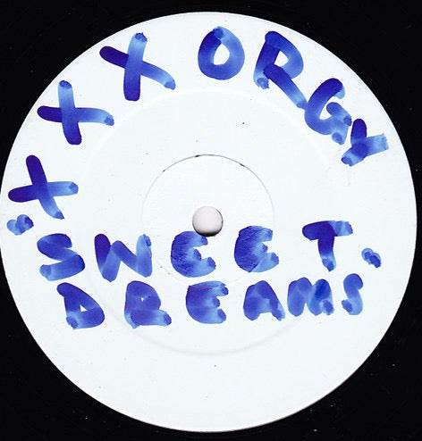 Image of Front Cover of 12" - /G+ - EURYTHMICS, Sweet Dreams (Not On Label (Eurythm; XXX A-1, UK 1989, White Label, Single Sided, Unofficial Release), Lots of light hairlines and marks., Bootleg remix of Sweet Dreams (Are Made Of This). - 3416134C