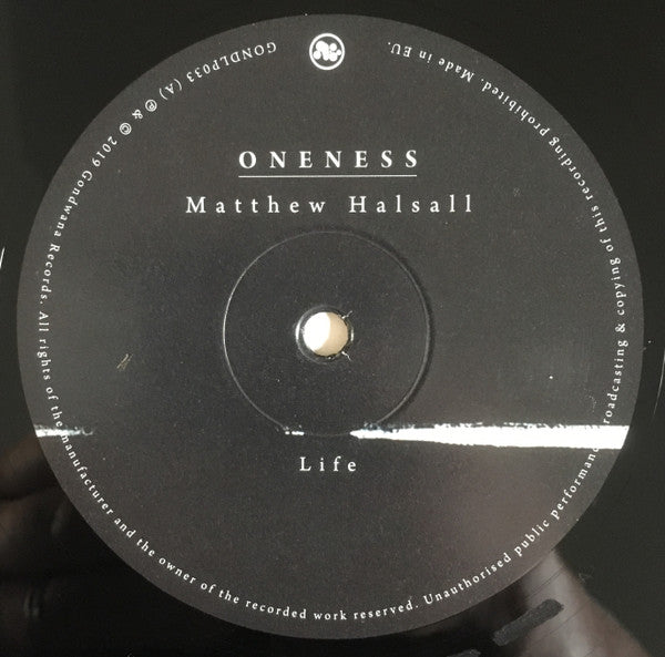 Image of Label Cover of 3xLP - EX/EX - MATTHEW HALSALL, Oneness (Gondwana Records; GONDLP033, UK & Europe 2019, Slipcase, Download Code), with download code,  - 3446104S