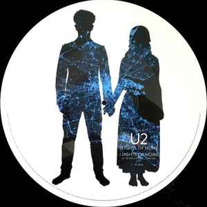 Image of Back Cover of 12" - VG+/VG+ - U2, Lights Of Home (Island Records; 6739348, Europe 2018, Clear PVC Sleeve With Wraparound Sticker , Picture Disc), ,  - 3416124C