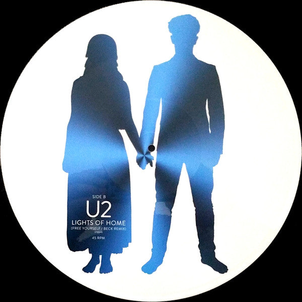 Image of Label Cover of 12" - VG+/VG+ - U2, Lights Of Home (Island Records; 6739348, Europe 2018, Clear PVC Sleeve With Wraparound Sticker , Picture Disc), ,  - 3416124C