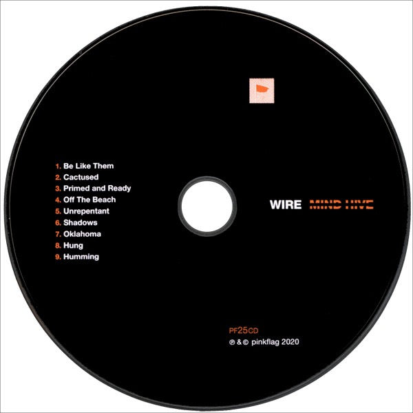 Image of Label Cover of CD - VG/VG+ - WIRE, Mind Hive (Pinkflag; PF25CD, Europe 2020, Digipak), ,  - 3416106C