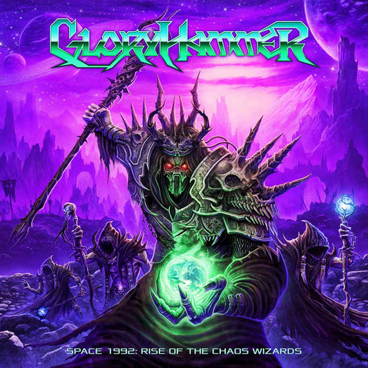 Image of Front Cover of CD - EX/VG+ - GLORYHAMMER, Space 1992: Rise Of The Chaos Wizards (Napalm Records; NPR 621 JC, Europe 2015, Jewel Case, Booklet), ,  - 3436013E