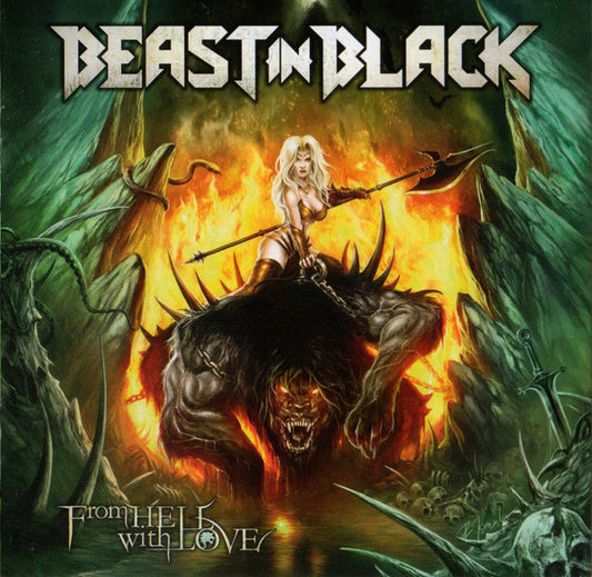 Image of Front Cover of CD - EX/VG+ - BEAST IN BLACK, From Hell With Love (Nuclear Blast; 27361 47442, Europe 2019, Jewel Case, Booklet), ,  - 3436014E