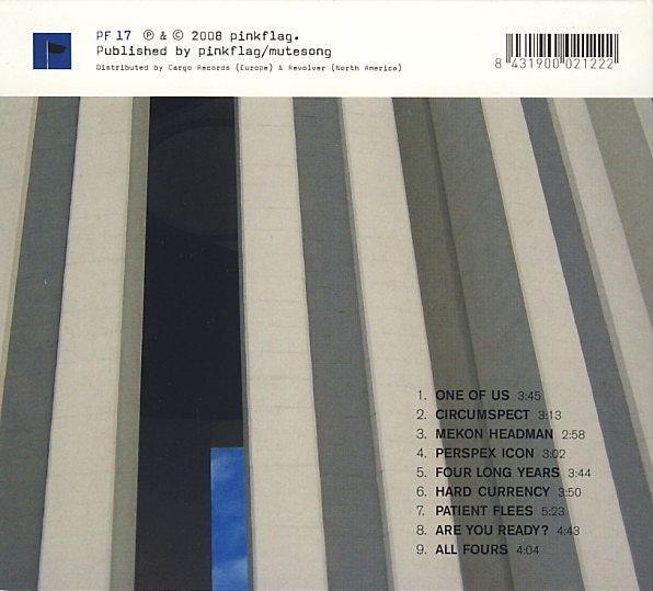Image of Back Cover of CD - VG+/VG+ - WIRE, Object 47 (Pinkflag; PF 17, USA, Canada & Europe 2008, Digipak), ,  - 3416113C