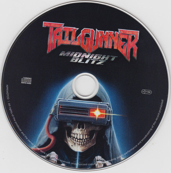 Image of Label Cover of CD - VG+/VG+ - TAILGUNNER, Midnight Blitz (Napalm Records; NPR1407DP, Europe 2026, Triple Digipak, Booklet), ,  - 3436026E