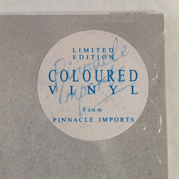 Image of Back Cover of 12" - VG+/VG+ - THE SMITHS, Shoplifters Of The World Unite (Line Records; LIEP 3.00009, Germany 1987, Picture Sleeve, Pinnacle Imports Hype Sticker, Limited Edition, Pink/White Marbled Vinyl), Cover still in shrink with hype sticker. Disc has some pressing dimples but otherwise pristine.,  - 3446087S