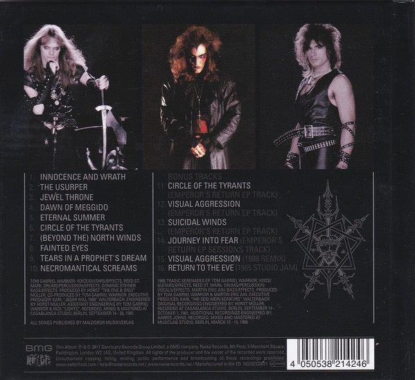 Image of Back Cover of CD - VG+/VG - CELTIC FROST, To Mega Therion (Noise; NOISECD011, Europe 2017 Reissue, Digibook), ,  - 3416185C