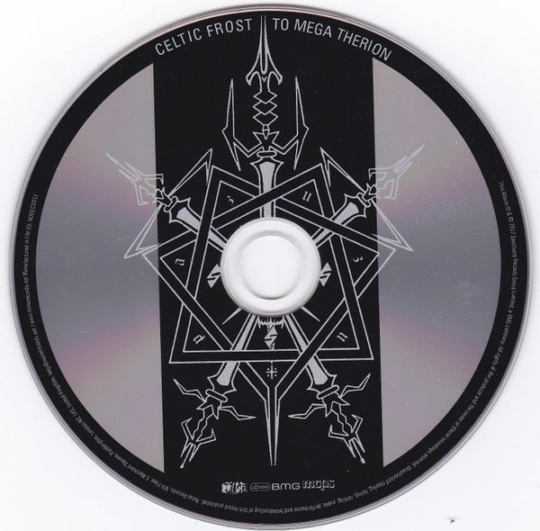 Image of Label Cover of CD - VG+/VG - CELTIC FROST, To Mega Therion (Noise; NOISECD011, Europe 2017 Reissue, Digibook), ,  - 3416185C