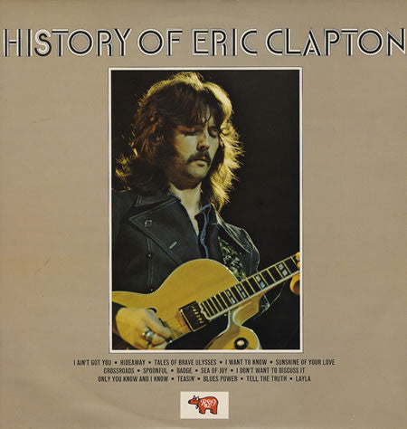 Image of Front Cover of 2xLP - VG/VG+ - ERIC CLAPTON, History Of Eric Clapton (RSO; 2671 107, UK 1970s Reissue, Gatefold), Clean glossy discs, Super light ring wear,  - 3416081C
