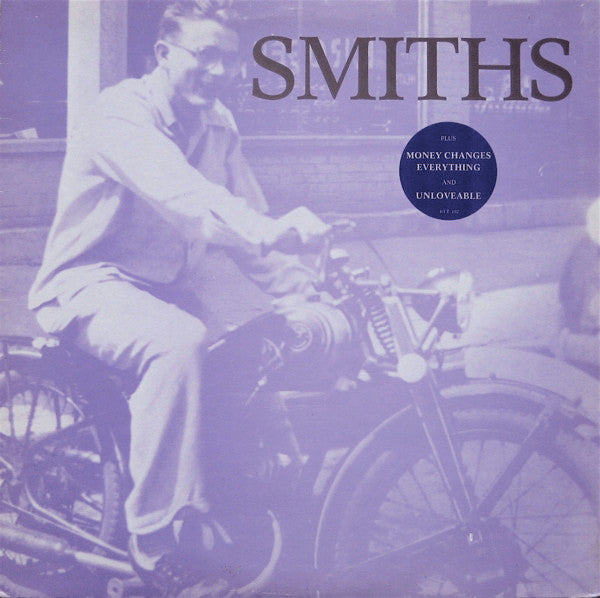 Image of Front Cover of 12" - VG+/VG+ - THE SMITHS, Bigmouth Strikes Again (Rough Trade; RTT 192, UK 1986, Hype Stickered Picture Sleeve, Purple Die Cut Inner, EMI Pressing), Very light wear. ,  - 3446097S