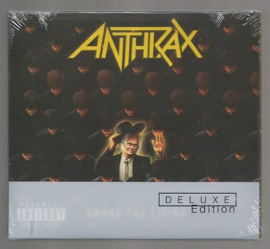 Image of Front Cover of CD - VG/VG - ANTHRAX, Among The Living (Island Records; B0013348-00, US 2009 Reissue, Digipak In Plastic Slipcase, Booklet, With DVD), ,  - 3416208C