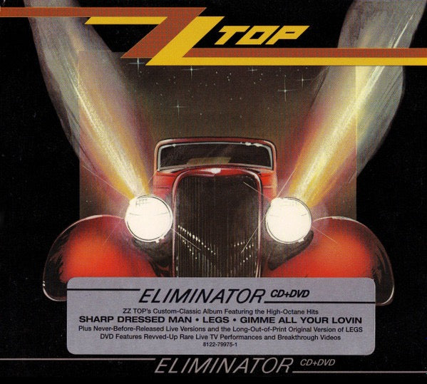 Image of Front Cover of CD - VG/VG - ZZ TOP, Eliminator (Warner Bros. Records; 8122-79975-1, Europe 2008 Reissue, Digipak, Booklet, With DVD), ,  - 3416210C