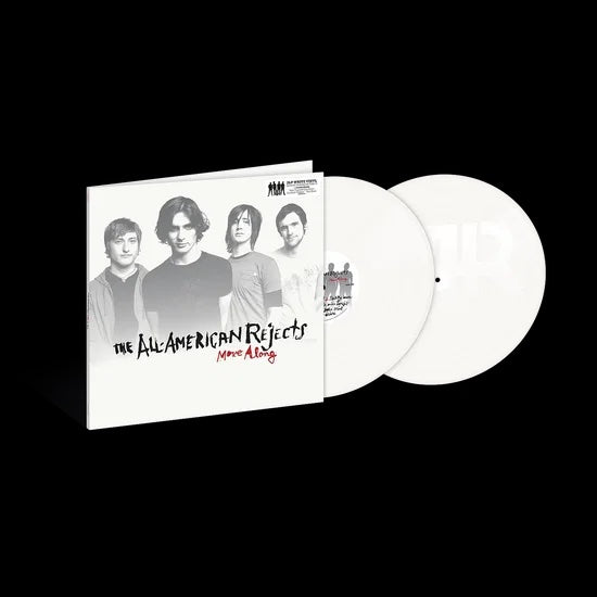 Image of Back Cover of 2xLP - NEW/NEW - ALL AMERCIAN REJECTS, Move Along (Polydor; 5780740, UK 2026, Limited Edition White Vinyl), , Originally released in 2005 via Interscope, 'Move Along' is the sophomore studio album from The All-American Rejects. It is now available featuring three rare bonus tracks—“Kiss Yourself Goodbye,” “Bite Back,” and “Eyelash Wishes”. Featuring hits like the title track, “Dirty Little Secret,” and “It Ends Tonight,” the this album propelled the band to household-name status, achi