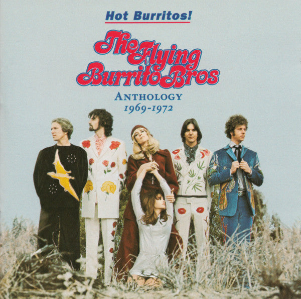 Image of Front Cover of 2xCD - VG+/VG+ - THE FLYING BURRITO BROS, Hot Burritos! The Flying Burrito Bros Anthology 1969-1972 (A&M Records; 069 490 610-2, US 2000s Reissue, Jewel Case, DIDX-162478 L4 Runout), ,  - 3416180C