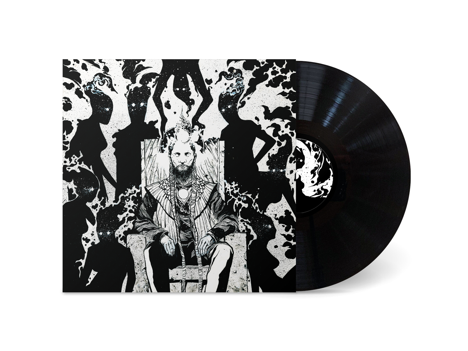 Image of Back Cover of LP - NEW/NEW - CURLY CASTRO, Yaphet (Backwoodz Studioz / Rhymesayers; BWZ819LP, UK 2026, Black Vinyl), , Yaphet is the new album from rapper Curly Castro–also known as one half of the dynamic duo Shrapknel–out September 18, 2026, on Backwoodz Studioz. On Yaphet, Castro draws inspiration from the Blaxploitation film genre of the 1970’s; using that era’s black heroes and antiheroes as a launching pad for his cinematic lyricism. Flows switch as effortlessly as camera angles, verses are s