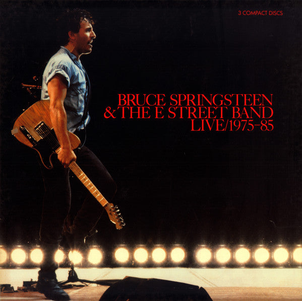 Image of Front Cover of 3xCD - VG/VG - BRUCE SPRINGSTEEN & THE E-STREET BAND, Live / 1975-85 (CBS; CDCBS 450227 2, Europe Reissue, Stickered Box Set, Booklet), ,  - 3416216C