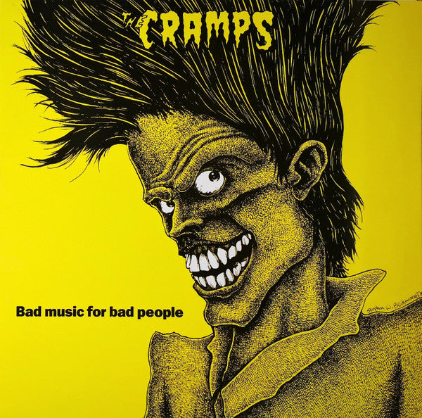 Image of Front Cover of LP - VG/VG+ - THE CRAMPS, Bad Music For Bad People (I.R.S. Records; SP 70042, US 2010 Reissue, White Vinyl, Unofficial Release), ,  - 3416270C