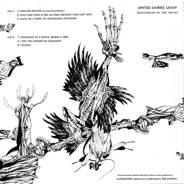 Image of Back Cover of LP - VG+/VG+ - NURSE WITH WOUND, Automating Volume One (United Dairies; UD 019, UK 1986, No Insert, Limited Edition of 3000), ,  - 3426118E