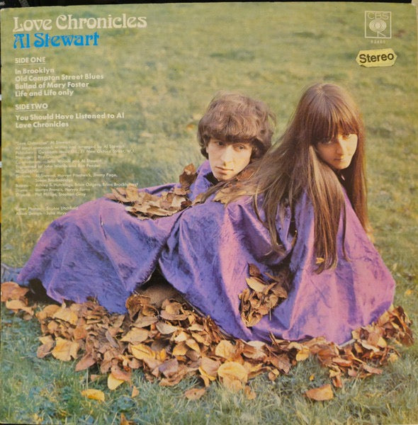 Image of Back Cover of LP - VG/VG - AL STEWART, Love Chronicles (CBS; 63460, UK 1969, E.J. Day Gatefold Sleeve), ,  - 3416100C