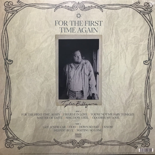 Image of Back Cover of LP - EX/EX - TYLER BALLGAME, For The First Time, Again (Rough Trade; RT0569LPE, Europe 2026, Die Cut Inner, Orange Marble Vinyl), Still In Stickered Shrinkwrap,  - 3426095E