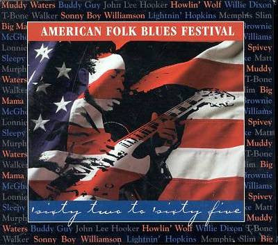 Image of Front Cover of 5xCD - VG/VG+ - VARIOUS, American Folk Blues Festival 1962-1965 (Evidence; ECD 26100, US 1995, Slipcase Box Set), ,  - 3416278C