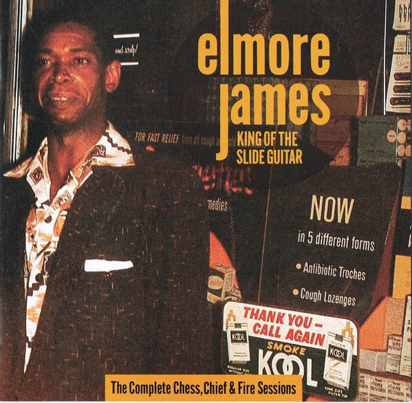 Image of Front Cover of 4xCD - VG/VG+ - ELMORE JAMES, King Of The Slide Guitar (Charly R&B; CD RED BOX 4, UK 1992, Box Set, Booklet), Shelf wear.,  - 3416279C