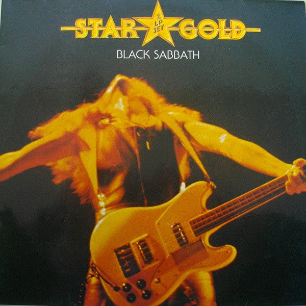 Image of Front Cover of 2xLP - VG/G+ - BLACK SABBATH, Star Gold (NEMS; 0084.501, Germany 1977, Gatefold), Some hairline marks. Sleeve a little worn round the edges. ,  - 3416331C