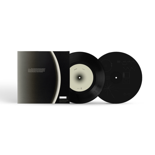 Image of Front Cover of 7" - NEW/NEW - PJ HARVEY, Voyager  (Partisan Records; PTSN1612-7, UK 2026, Black Vinyl, 'Voyager Golden Record' etching on the B-side), , ‘Voyager’ is the striking first signal from PJ Harvey’s next artistic chapter and first new music since 2023's Grammy-nominated I Inside the Old Year Dying. Recorded with a full orchestra at Miraval Studios in Provence, ‘Voyager’ takes its name from the NASA probes launched in 1977, still drifting through interstellar space nearly 50 years on. The 