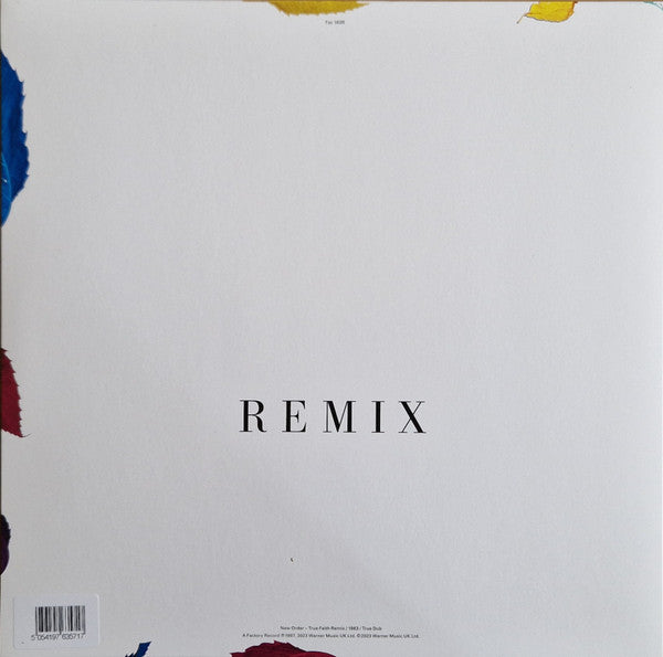 Image of Back Cover of CD - VG+/EX - NEW ORDER, True Faith Remix (Factory; Fac 183R, Europe 2023 Reissue, Picture Sleeve, Inner), ,  - 3416390C