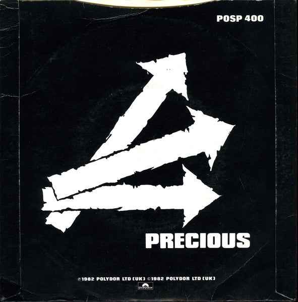 Image of Back Cover of 7" - VG/VG - THE JAM, Town Called Malice / Precious (Polydor Silver Injection Labels With Anti-Slip Ring; POSP 400, UK 1982, Picture Sleeve, French Rim Text), Strong VG Throughout,  - 3416346C