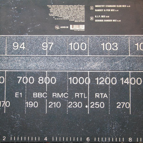 Image of Back Cover of 12" - VG/G+ - SOMORE FEATURING DAMON TRUEITT, I Refuse (What You Want) (XL Recordings; XLT 93, UK 1997, Picture Sleeve), Strong G+, light marks only. Sleeve has a scuff to the closed side.,  - 3426155E