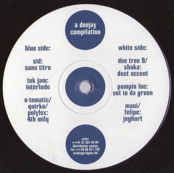 Image of Front Cover of 12" - /VG - VARIOUS, Freshly Squeezed (Axodya; Axodya Limited 005, Switzerland 1996), ,  - 3446251S