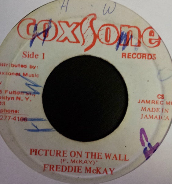 Image of Front Cover of 7" - /VG+ - FREDDIE MCKAY, Picture On The Wall (Coxsone Records; , US 1980s), SWOL,  - 3416447C