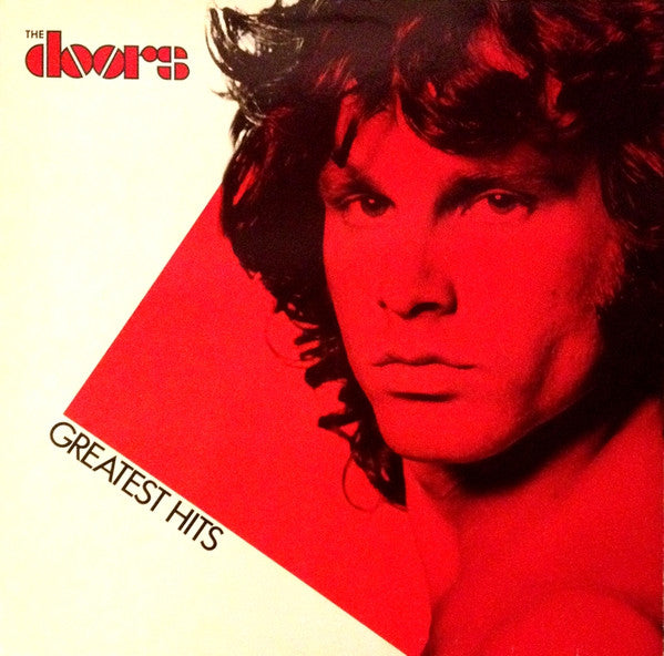 Image of Front Cover of LP - G+/VG - THE DOORS, Greatest Hits (Elektra; ELK 52254, Europe 1980s Reissue, Inner, No Rights Society), Hairlines, spine seam split,  - 3446272S