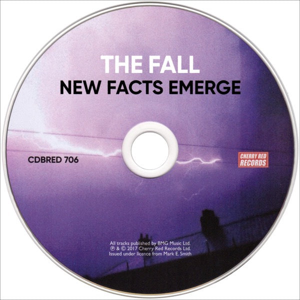 Image of Label Cover of CD - VG+/VG+ - THE FALL, New Facts Emerge (Cherry Red; CDBRED 706, UK 2017, Jewel Case), ,  - 3416455C