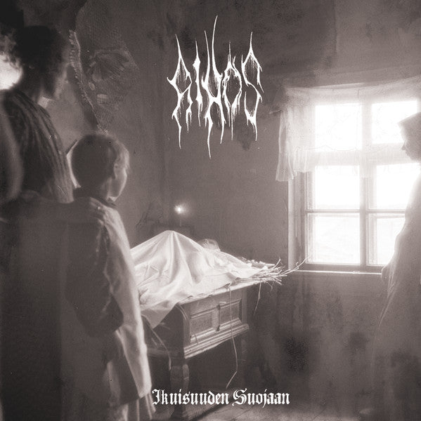 Image of Front Cover of 12" EP - VG+/VG+ - AIHOS, Ikuisuuden Suojaan (Helter Skelter Productions; HSPLP006, Finland 2018, Black Inner & Insert, Limited to 500 Copies.), ,  - 3426166E